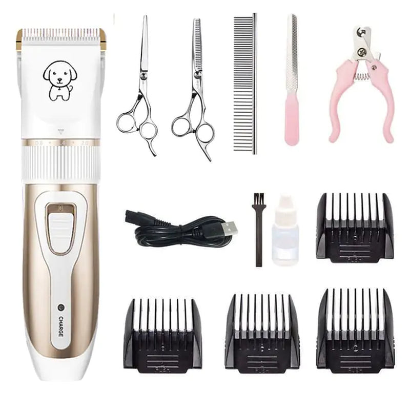 Professional Pet Grooming Kit: Advanced Dog Hair Clippers