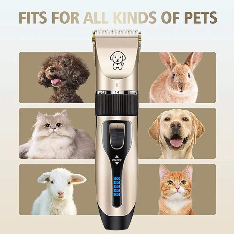 Professional Pet Grooming Kit: Advanced Dog Hair Clippers