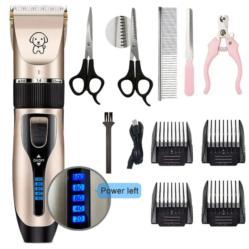 Professional Pet Grooming Kit: Advanced Dog Hair Clippers