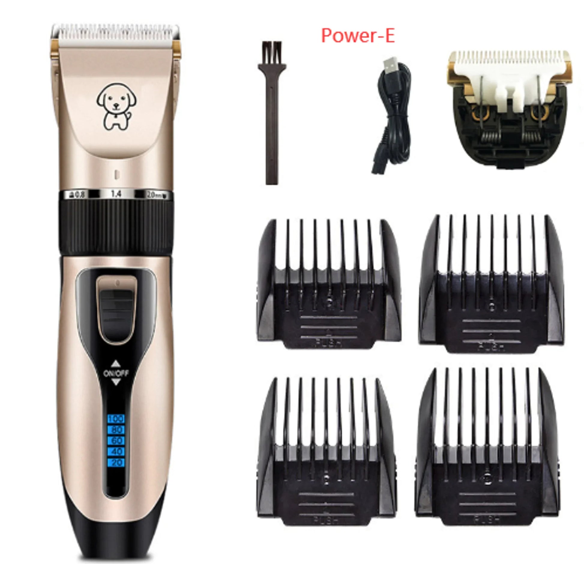 Professional Pet Grooming Kit: Advanced Dog Hair Clippers