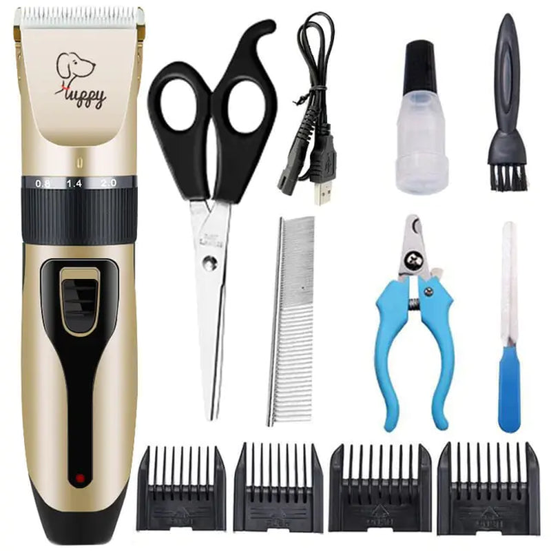 Professional Pet Grooming Kit: Advanced Dog Hair Clippers