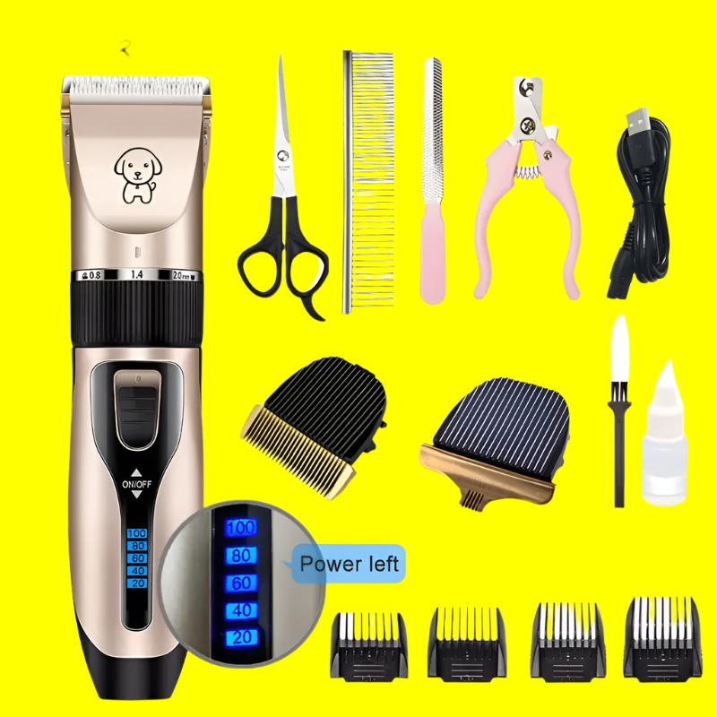 Professional Pet Grooming Kit: Advanced Dog Hair Clippers