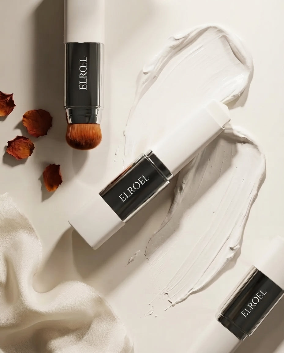 Elroel® Color-Adapting Foundation Stick with Built-In Brush brandify